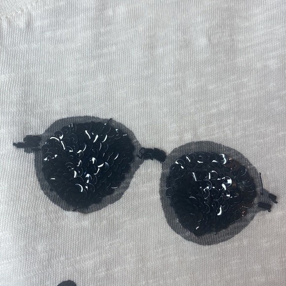 Talbots super cute Tshirt - Size M/P - Stay Chic with eyelashes - gently used - Picture 10 of 11